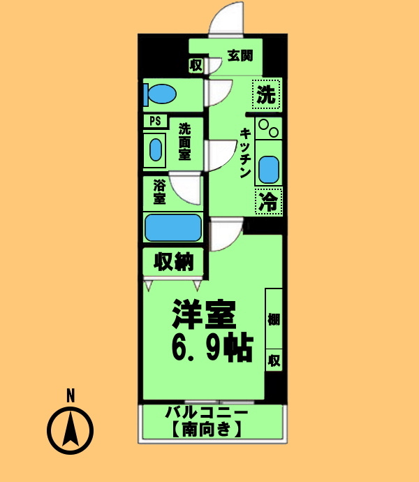 ドゥナーレ辻町の間取り