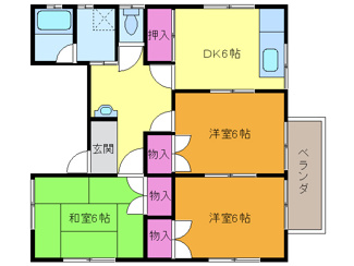 【間取り】 | コーポ藤本