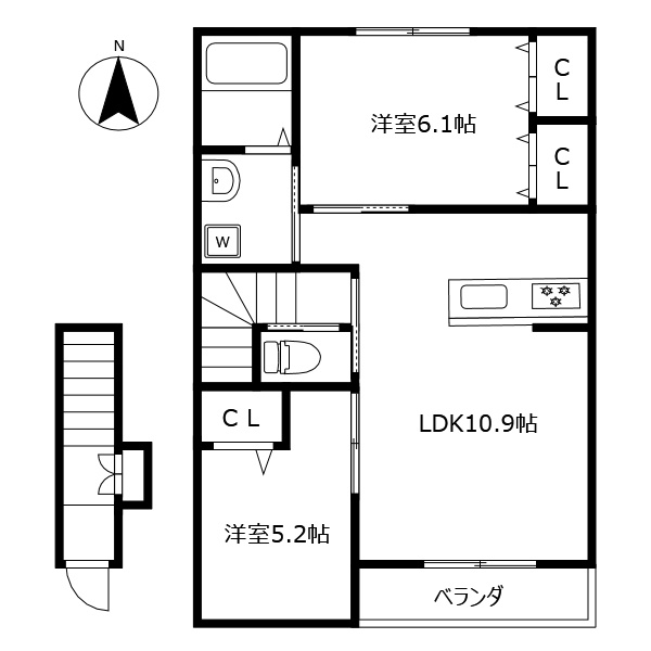 マルハⅠ番館の間取り
