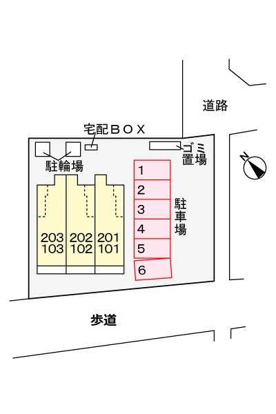 ベル・プロムナードⅥ　　　刈谷市の賃貸ならクラスホーム刈谷店の駐車場