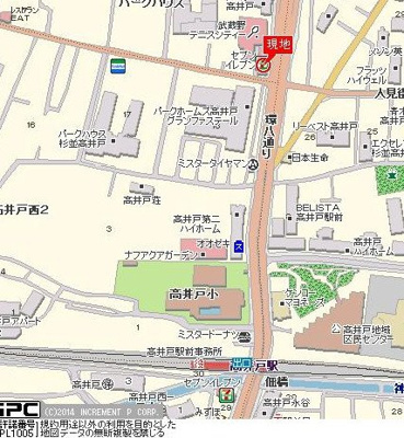 【地図】 | プレール高井戸