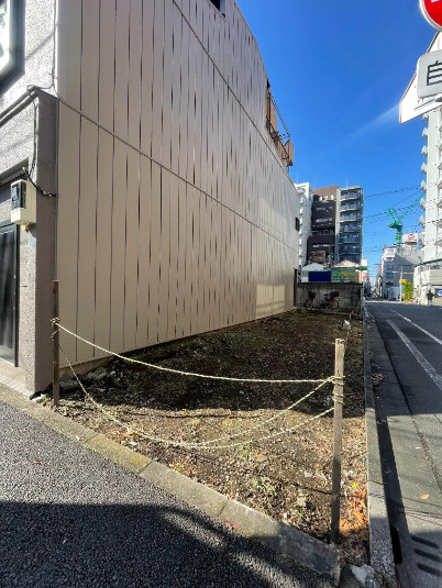 台東区浅草３丁目の売地の前面道路含む現地写真
