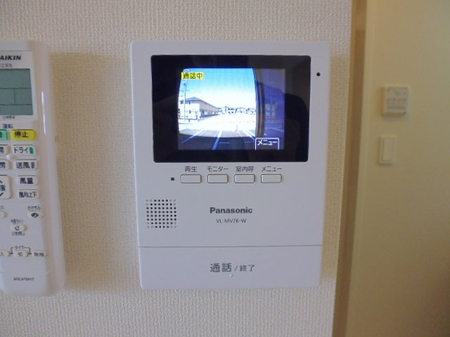倉敷市福田町古新田のアパートのセキュリティ|ＴＶインターホン