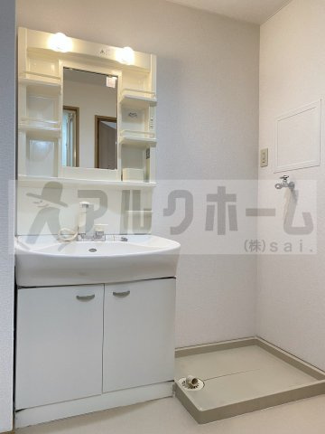 プリュジュールの独立洗面台
