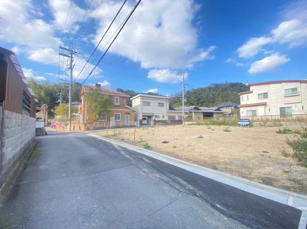 和歌山市大谷土地（2号地）の前面道路含む現地写真