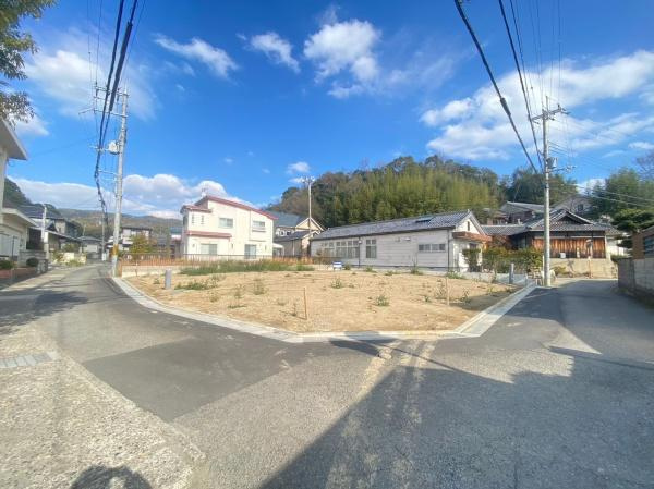 和歌山市大谷土地（2号地）の前面道路含む現地写真