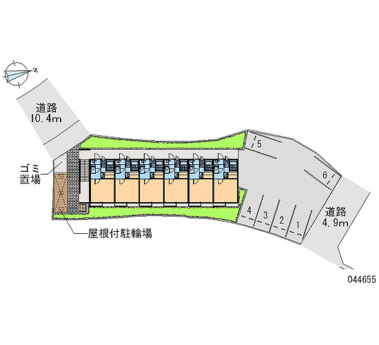 レオパレス狭山池の区画図