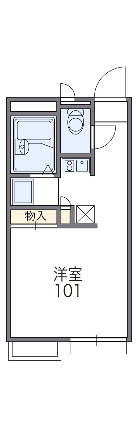 レオパレスＲＩＳＥの間取り