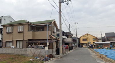 【前面道路含む現地写真】 | 西宮市　上大市４丁目　中古戸建