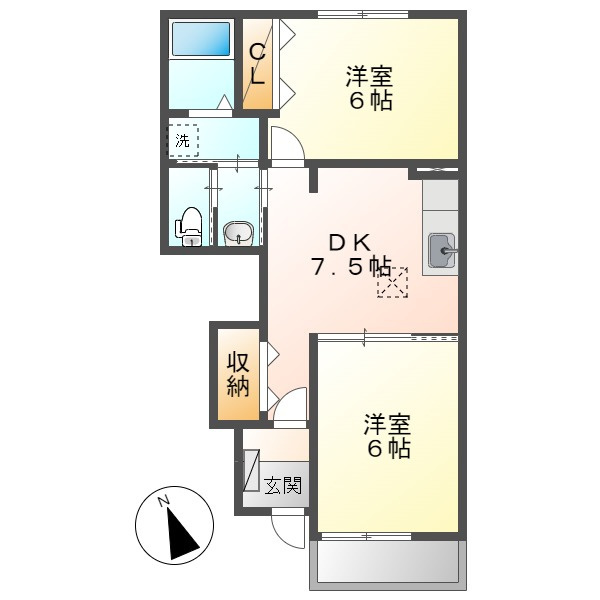 ビッグベアーＡの間取り