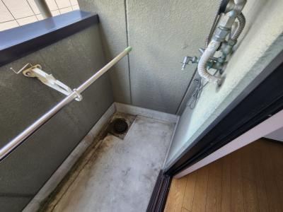 アヴニールのバルコニー|洗濯機はバルコニーに設置可