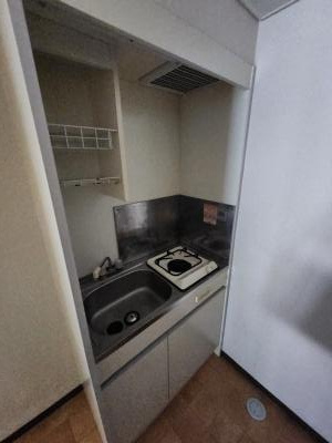 アヴニールのキッチン|ガス1口キッチン