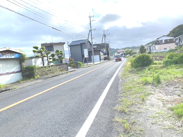 佐世保市上本山町（土地）の前面道路含む現地写真|前面道路含む現地写真です！