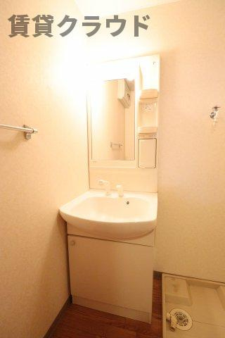 リバパレス蘇我の洗面所|使いやすい洗面所です