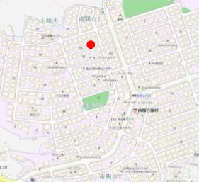 八王子市南陽台1-21-9【仲介手数料無料】　八王子市南陽台　売地の地図|～仲介手数料無料☆八王子ひなた不動産～八王子市南陽台　売地