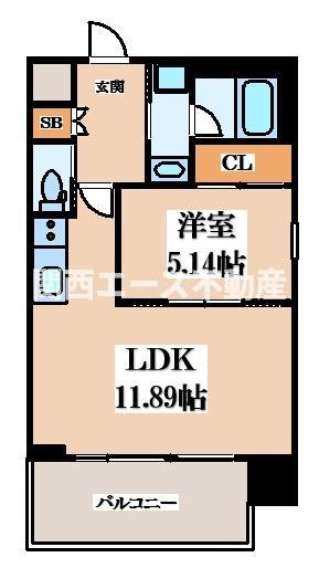 【間取り】 | プレジオ荒本新町