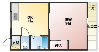 【間取り】 | 第１カトレアハイツ寝屋川