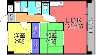 【間取り】 | ウイングパレス東陽