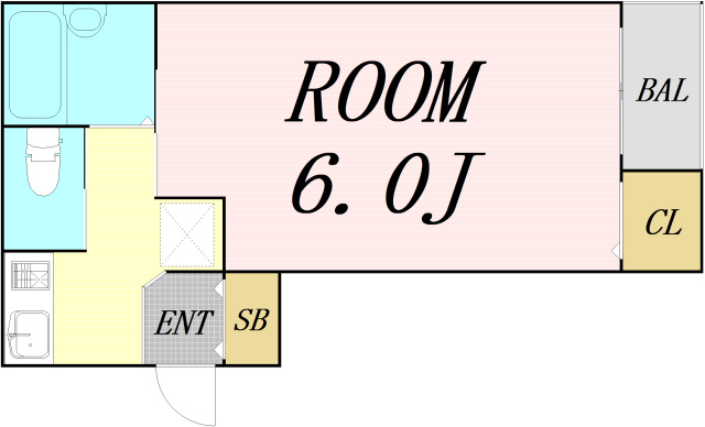 プランドールフクシマ　仲介手数料無料の間取り