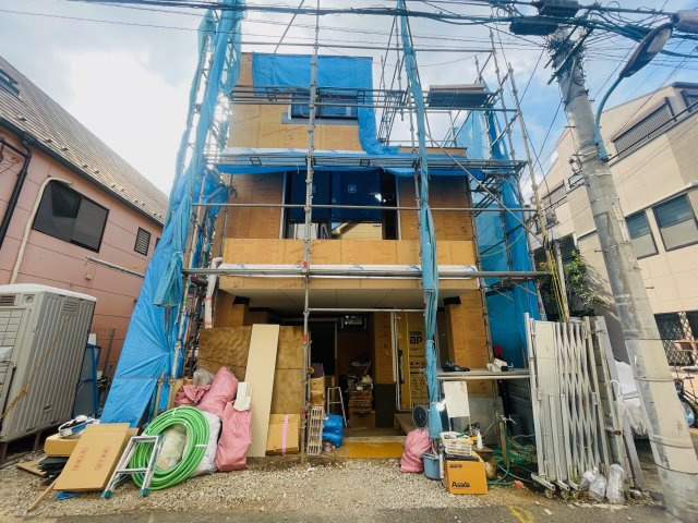 大久保2丁目新築戸建A号棟の外観|現況