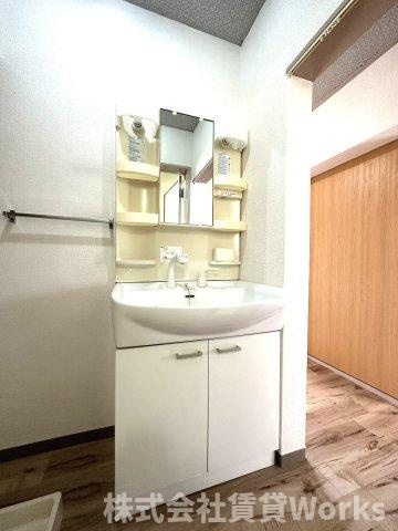 コスモハイツの洗面所|スペースが確保できる洗面所です