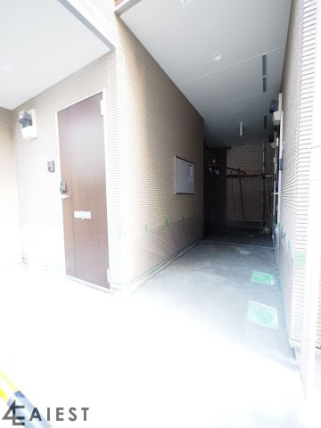 ハーモニーテラス柳堀町のエントランス