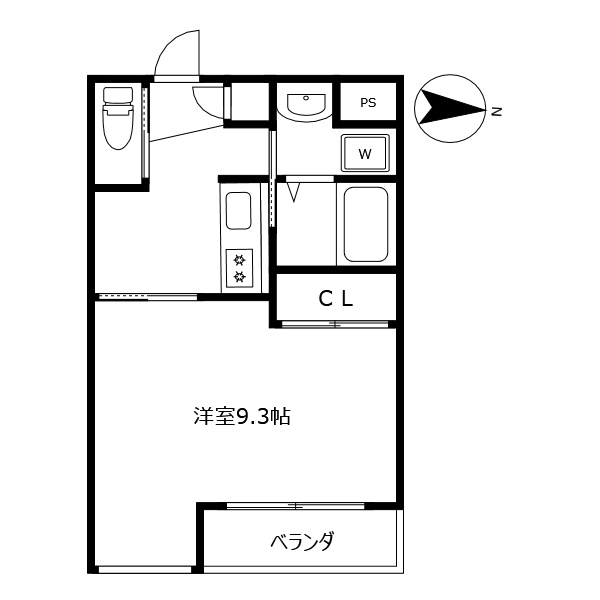 キアーズⅡの間取り
