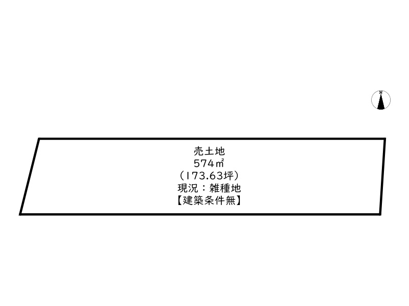 姫路市網干区大江島／売土地の土地図