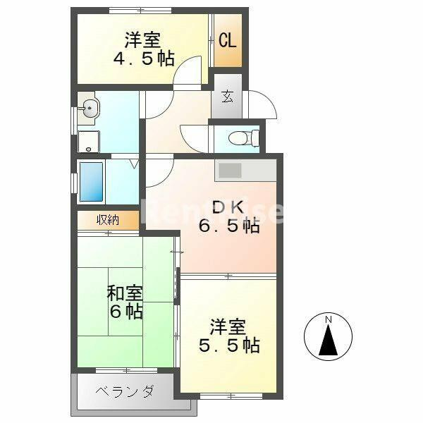 プリムローズマキBの間取り