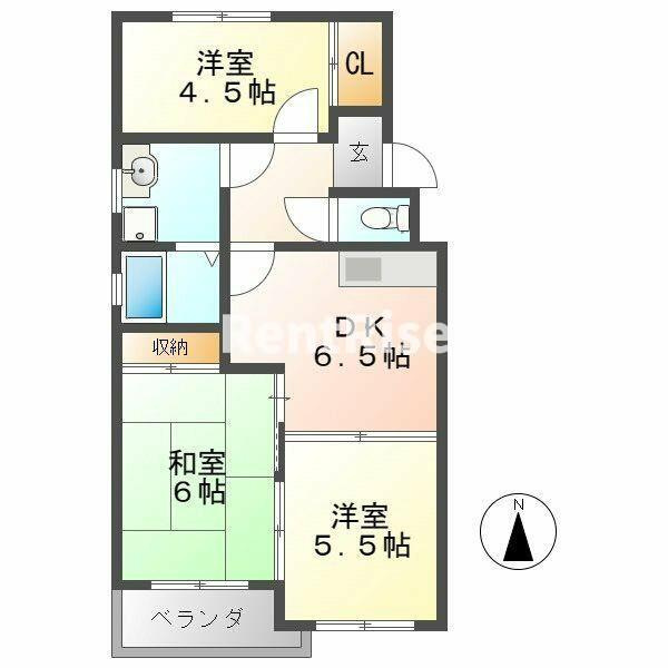 プリムローズマキBの間取り