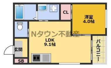 【間取り】 | DELSOL IKOMA | 間取りです