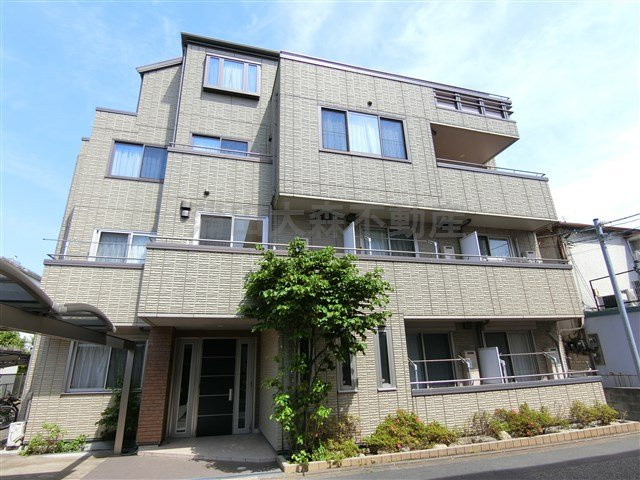 アゼリアコートの外観|2010年1月築　鉄骨造地上4階建て　京急本線大森町駅徒歩7分、梅屋敷駅徒歩11分の東京都大田区大森西3丁目の落ち着いた住宅街の環境！