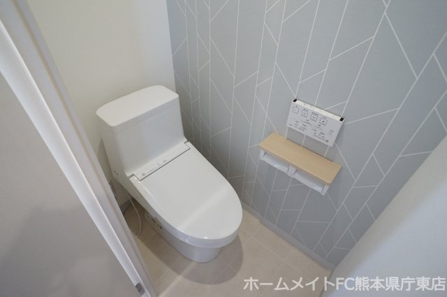 熊本市南区田迎１丁目のアパートのトイレ