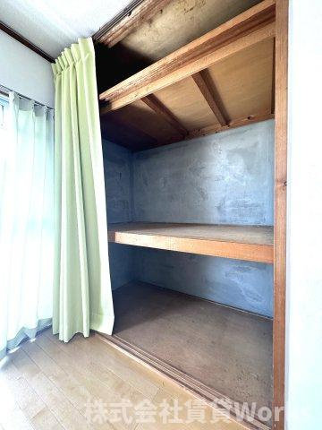 第2国行マンションの収納|大きなスペースがあり、収納には困りません