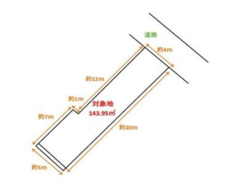 【区画図】 | 高崎市新町　売地