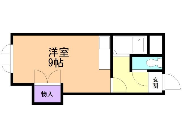Ｅ．Ｓアベニュー　ヒラノアパートメントの間取り