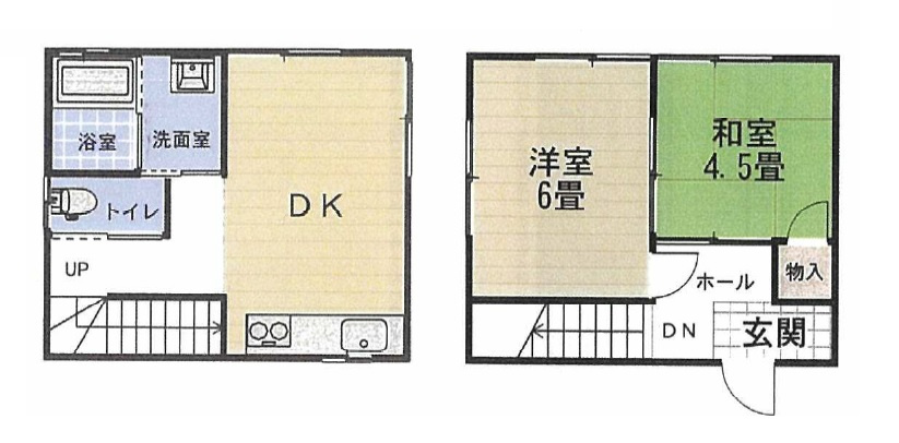 和歌山市加太・中古戸建・54495の間取り