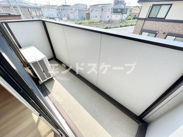 グランシエルBのバルコニー|高崎、前橋エリアのお部屋探しはエンドスケープまで！お客様の理想お聞かせ下さい♪