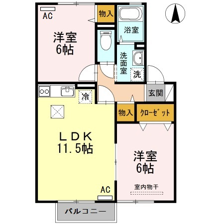 【間取り】 | 清水崎ハウス　A棟