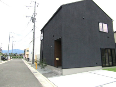 【前面道路含む現地写真】 | 新築戸建　甲府市上町 | 前面道路含む現地写真です
