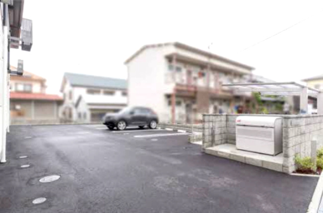 シャーメゾンソレイユの駐車場
