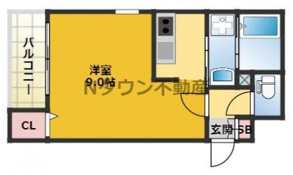 【間取り】 | グランコンフォール米野Ⅱ | 間取りです。
