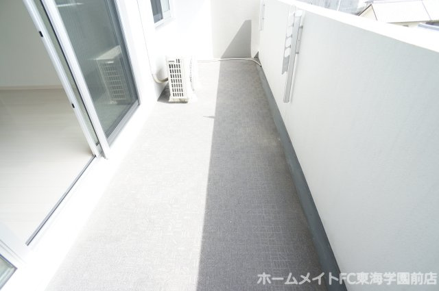 熊本市中央区迎町１丁目の賃貸マンションのバルコニー