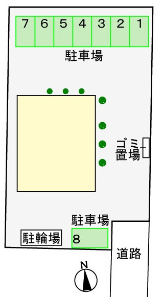 カーサプラシードの区画図