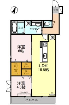 【間取り】 | Jyo・PointVillage　C棟