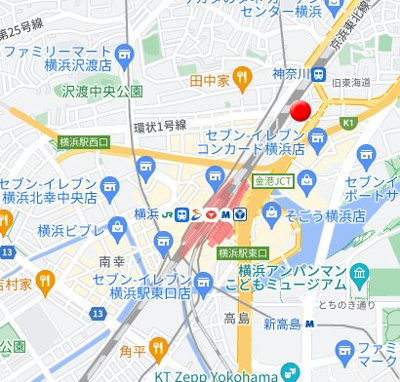 【地図】 | ドゥーエ横浜駅前 | 周辺の地図はこのような感じです