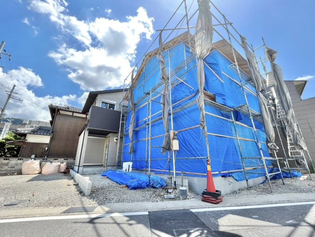 醍醐外山街道町3号地の前面道路含む現地写真