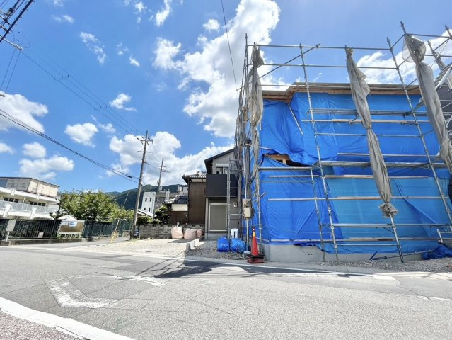 醍醐外山街道町3号地の前面道路含む現地写真