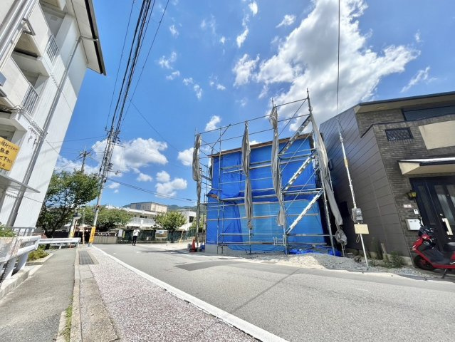 醍醐外山街道町3号地の前面道路含む現地写真