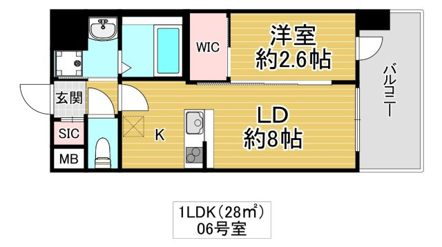 LUMINOUS放出の間取り